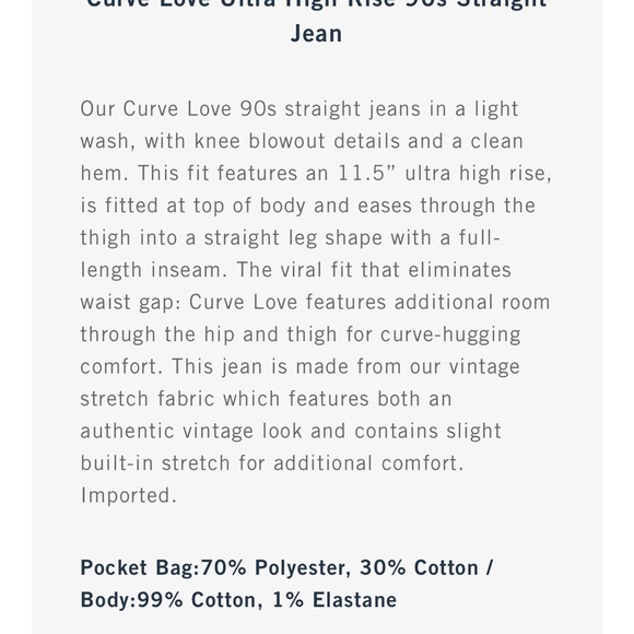 The ‘90s straight ultra high rise jeans - Picture 3 of 7